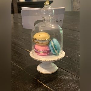 Target Wondershop 2023  Glass Macaron Cookies Christmas Tree Ornament NWT